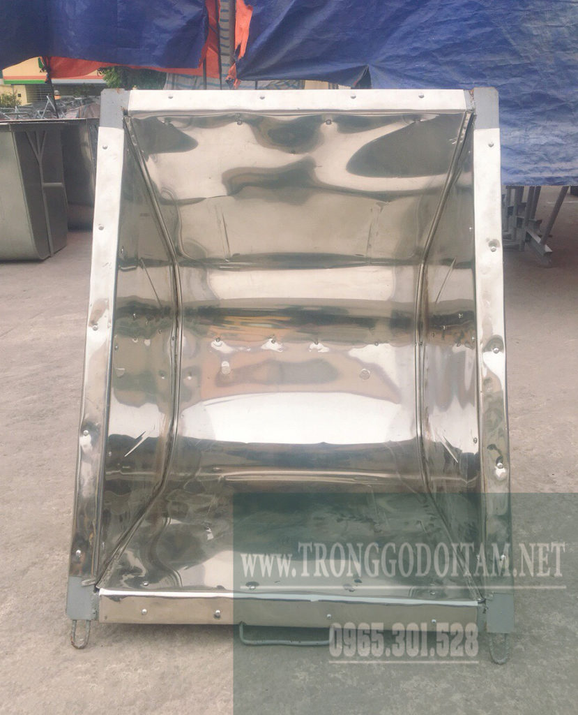 thùng xe gom rác đẩy tay 3 bánh