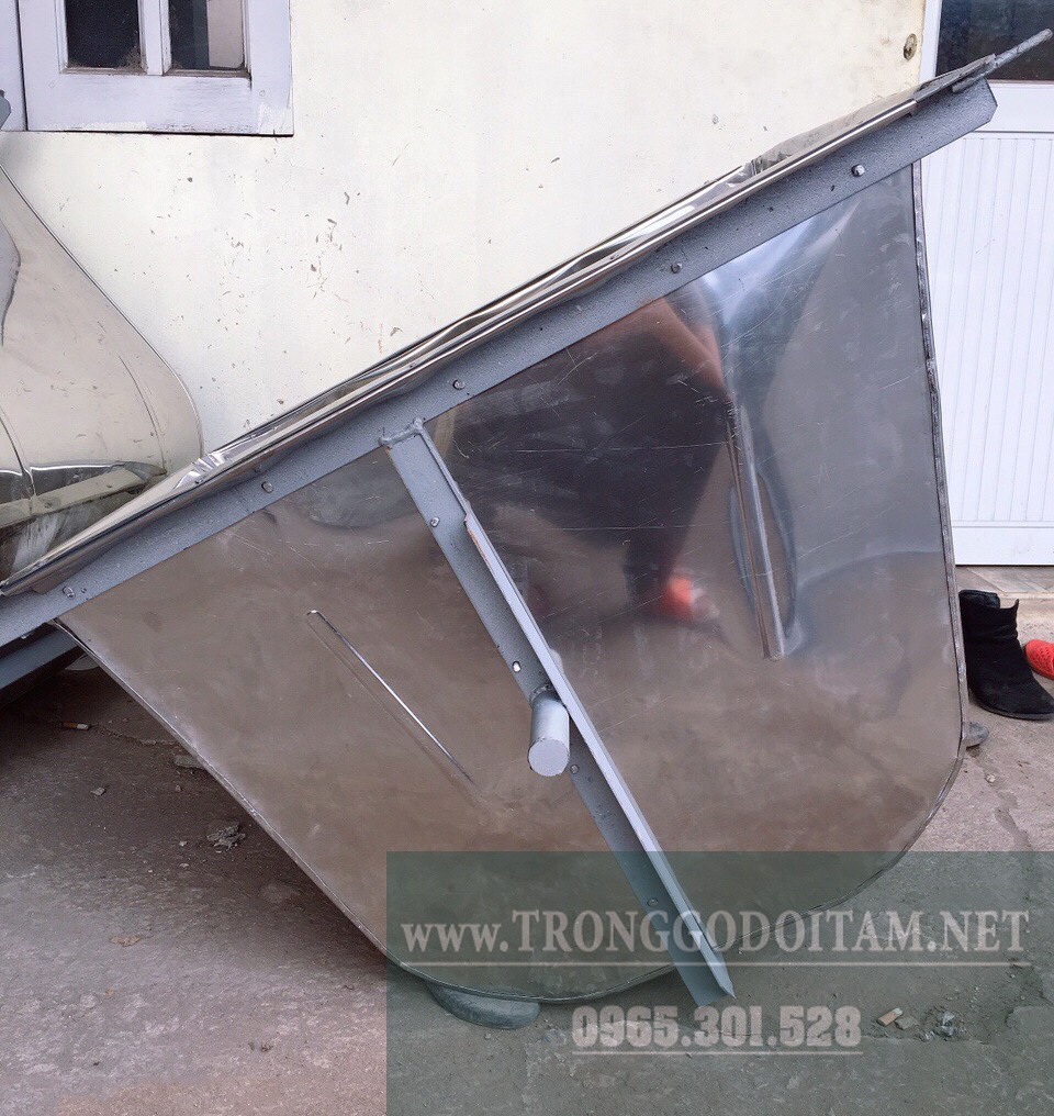 THÙNG XE GOM RÁC 400L INOX