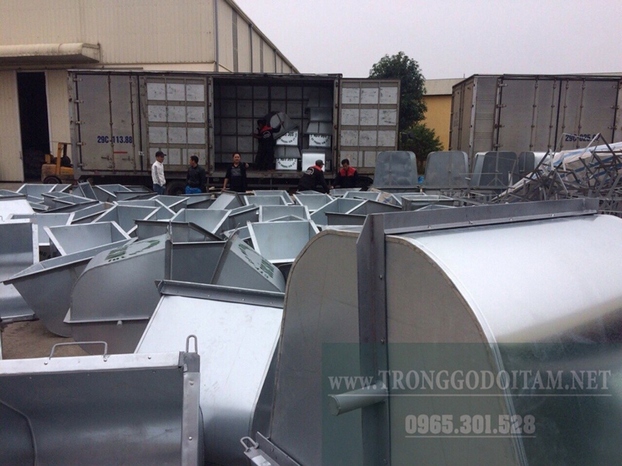 xưởng sản xuất xe gom rác 