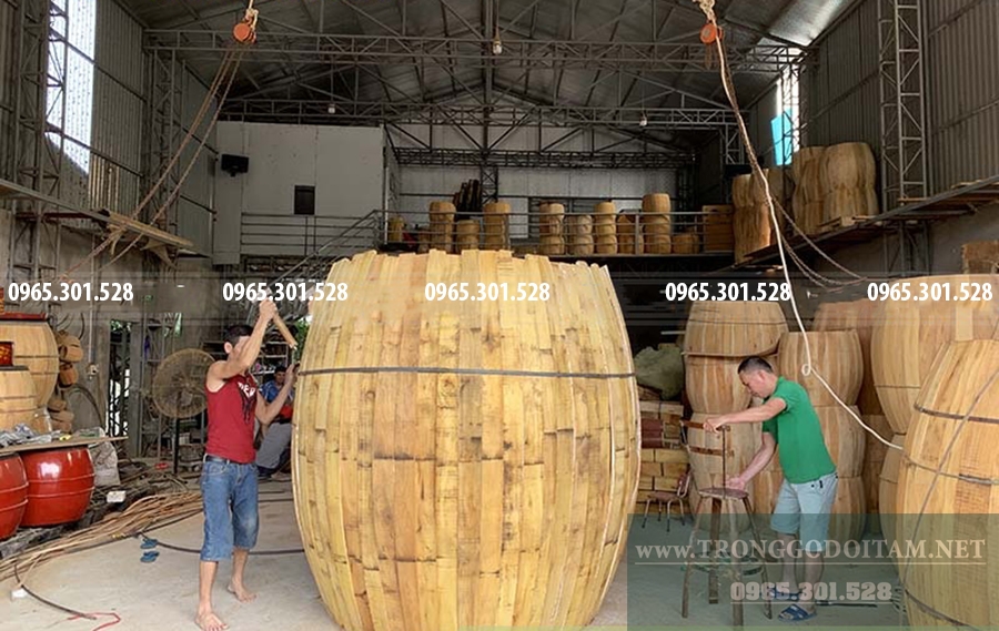 cách làm trống gỗ đọi tam