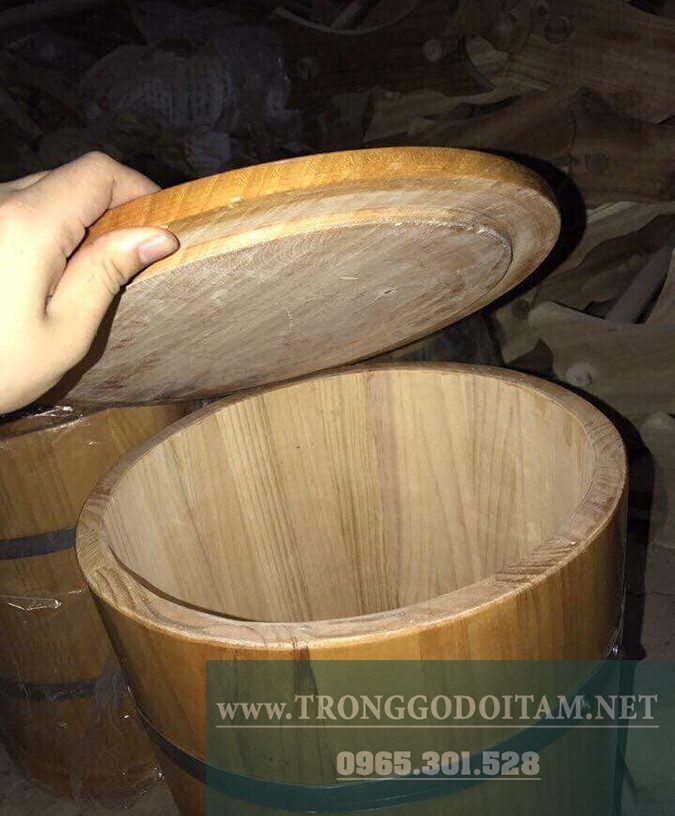 mua thùng gỗ đựng gạo