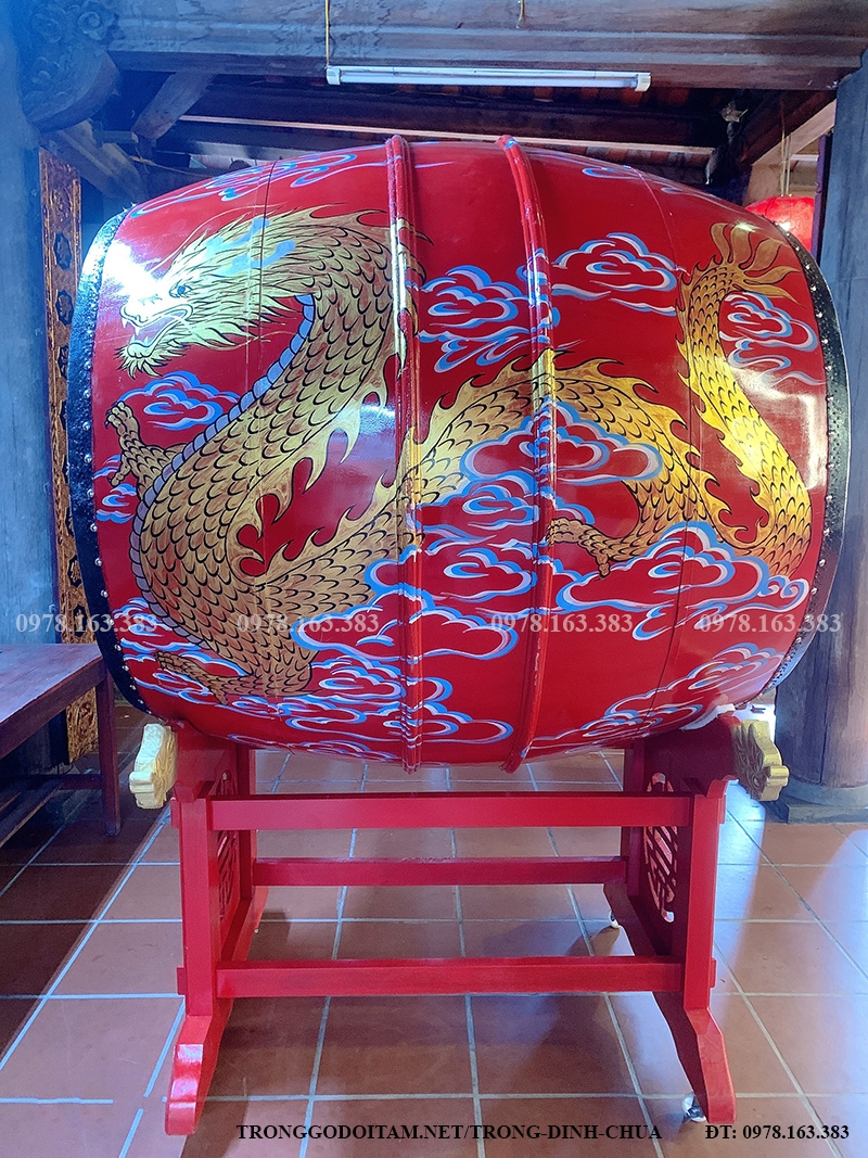 địa chỉ sản xuất và bán trống đình làng vẽ rồng uy tín