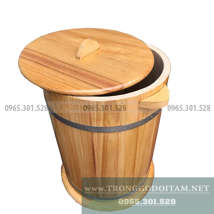 MUA THÙNG GỖ ĐỰNG GẠO LOẠI 5KG