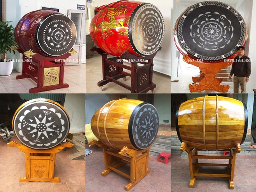 trống chùa loại tốt dáng tròn