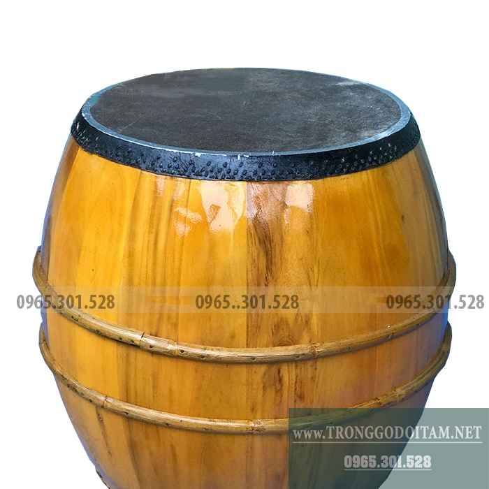 Trống gỗ mít da trâu đẹp