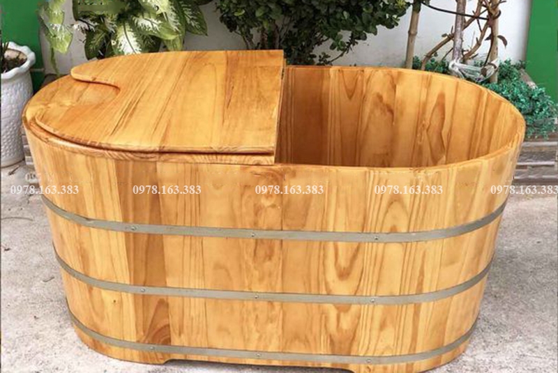 bồn tắm gỗ pơmu xông hơi tốt cho sức khỏe