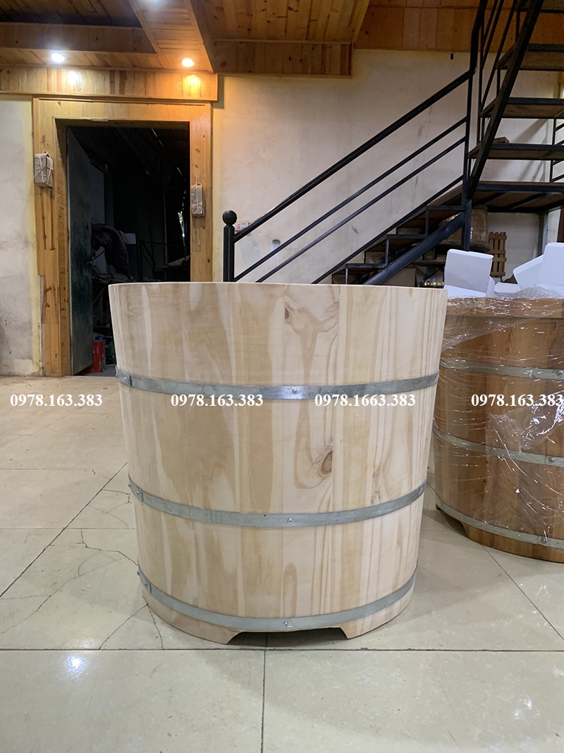 BỒN TẮM THUỐC BẰNG GỖ THÔNG NHẬT