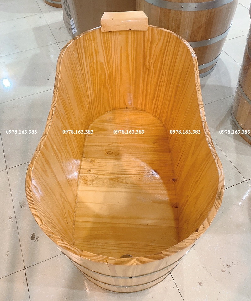 bồn tắm thuốc bắc gỗ thông nhật
