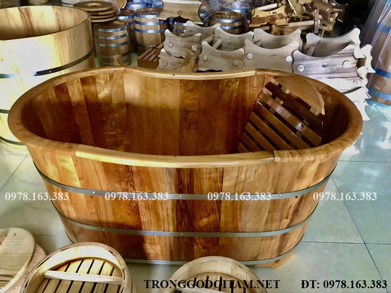 giá bán bồn tắm gỗ