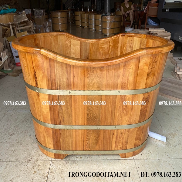 MUA BỒN TẮM GỖ PƠ MU DÀI 100CM