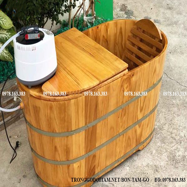 BỒN TẮM GỖ XÔNG HƠI GỖ PƠ MU