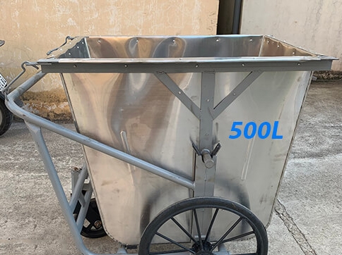 BÁO GIÁ XE GOM RÁC 500 LÍT