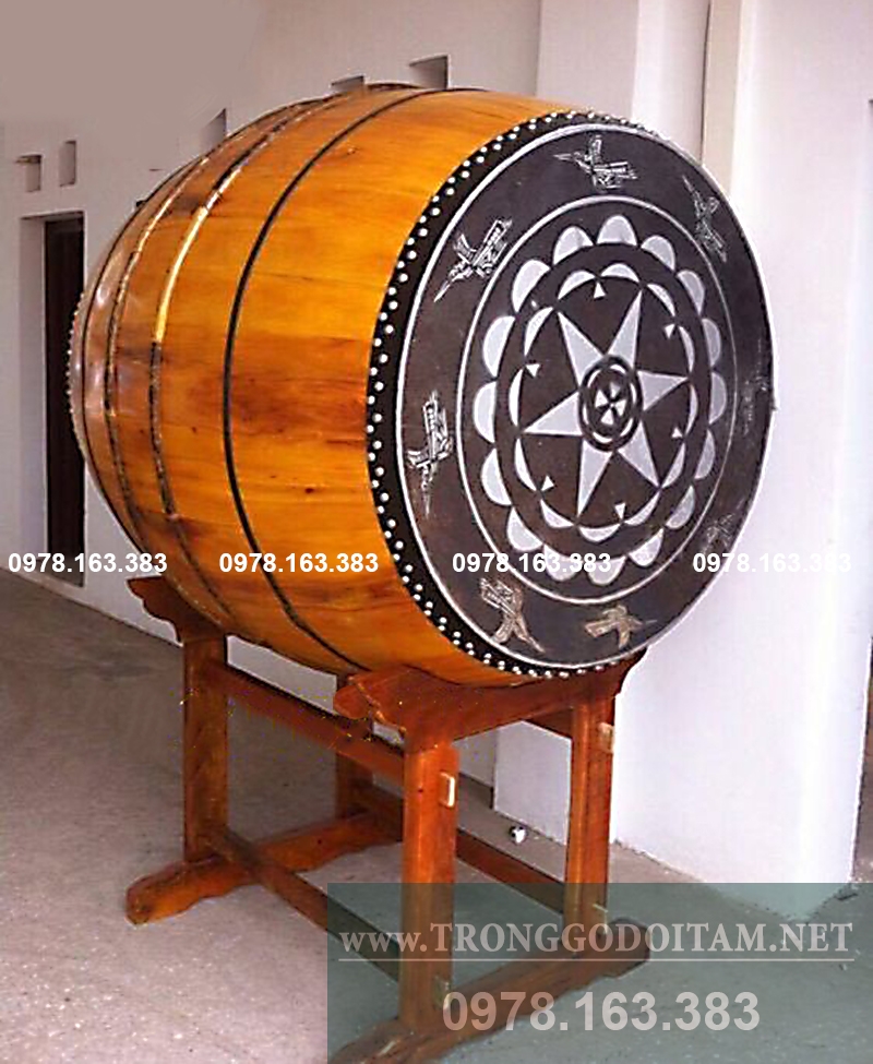 trống trường gỗ mít lõi