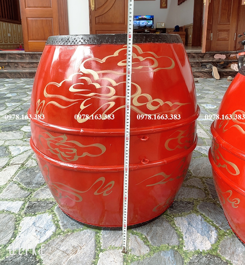 Trống trường tiểu học, trung học dài 70cm rộng 52cm