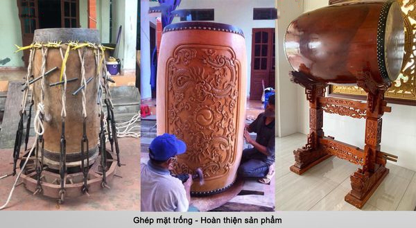 các bước làm trống chùa bát nhã