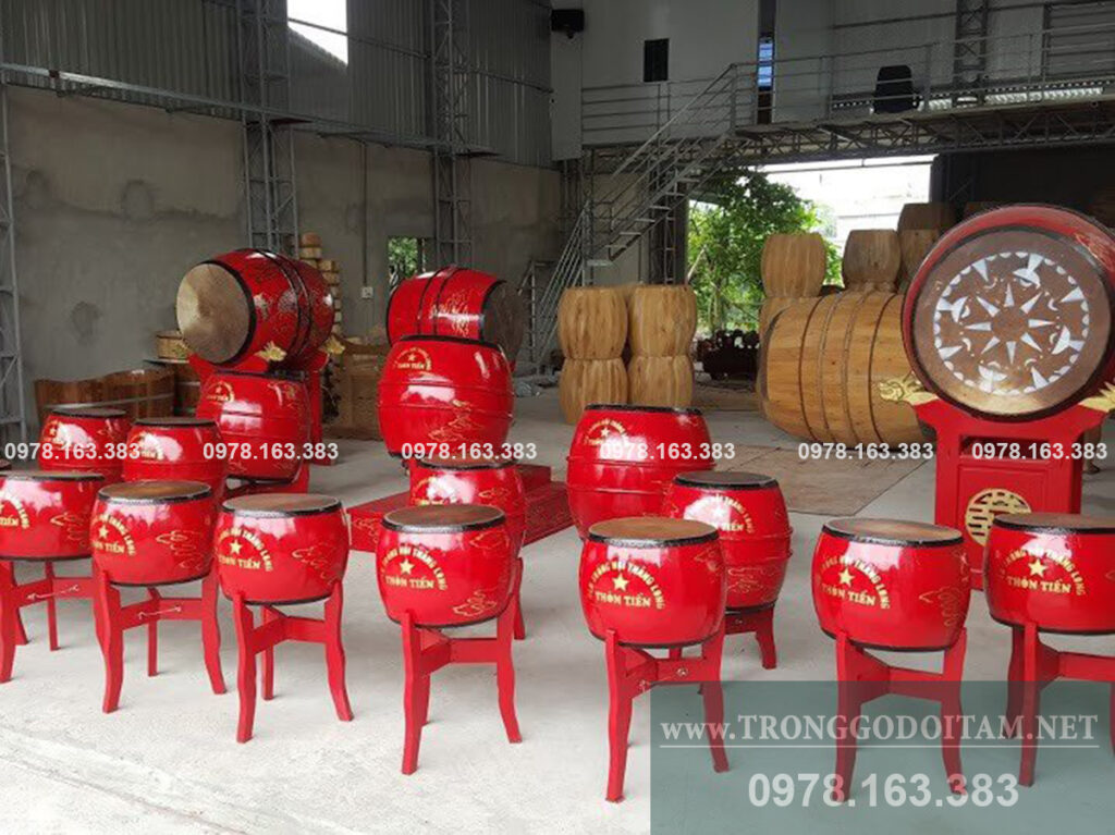 dàn trống hội làng