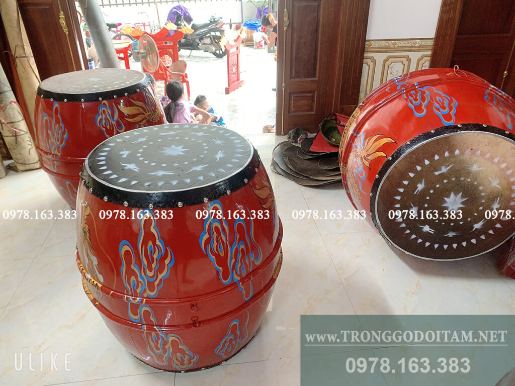 trống da bò cực bền ngang với da trâu