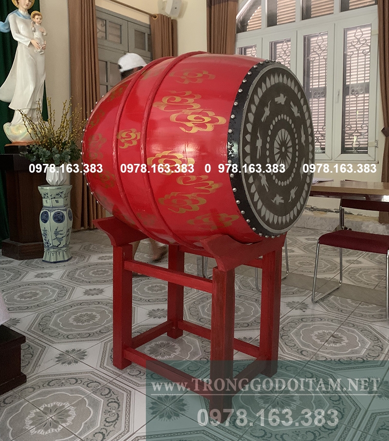 trống trường bằng gỗ mít