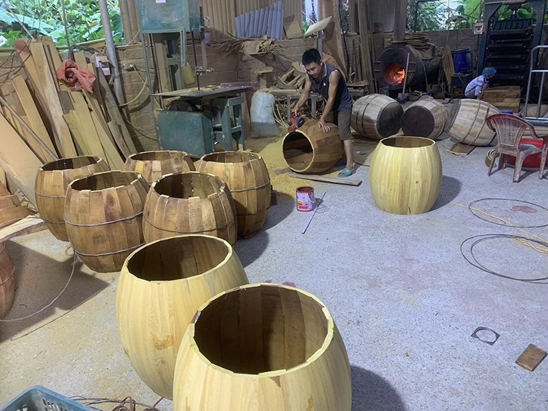 xưởng sản xuất trống cái