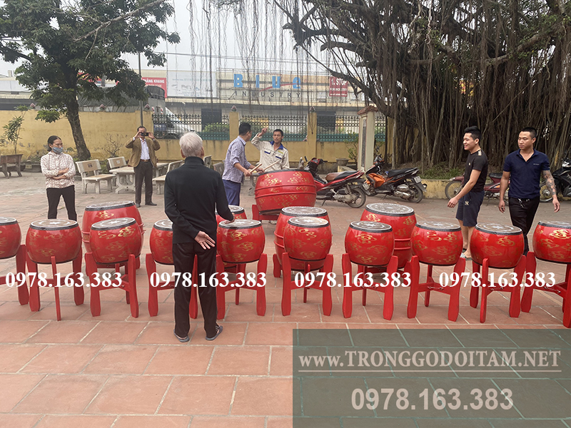 dàn trống hội 15 quả