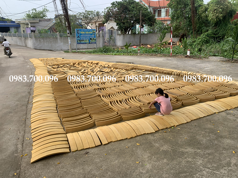 tang trống làm gỗ mít