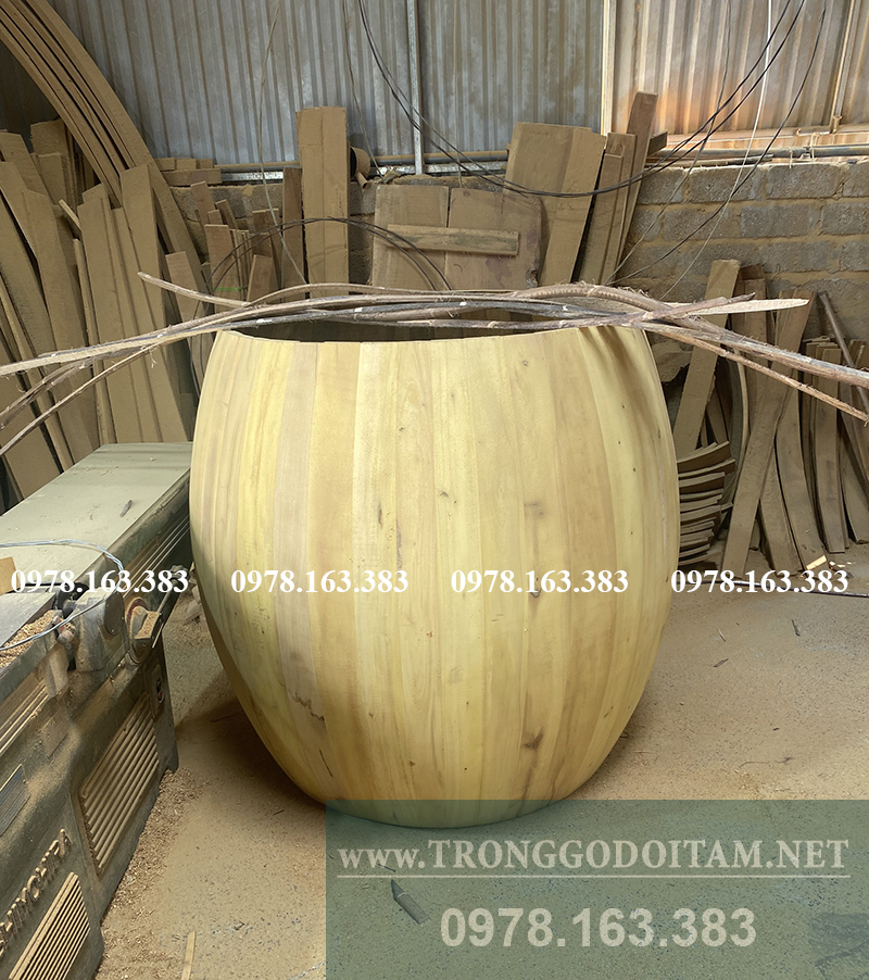 trống bằng gỗ mít