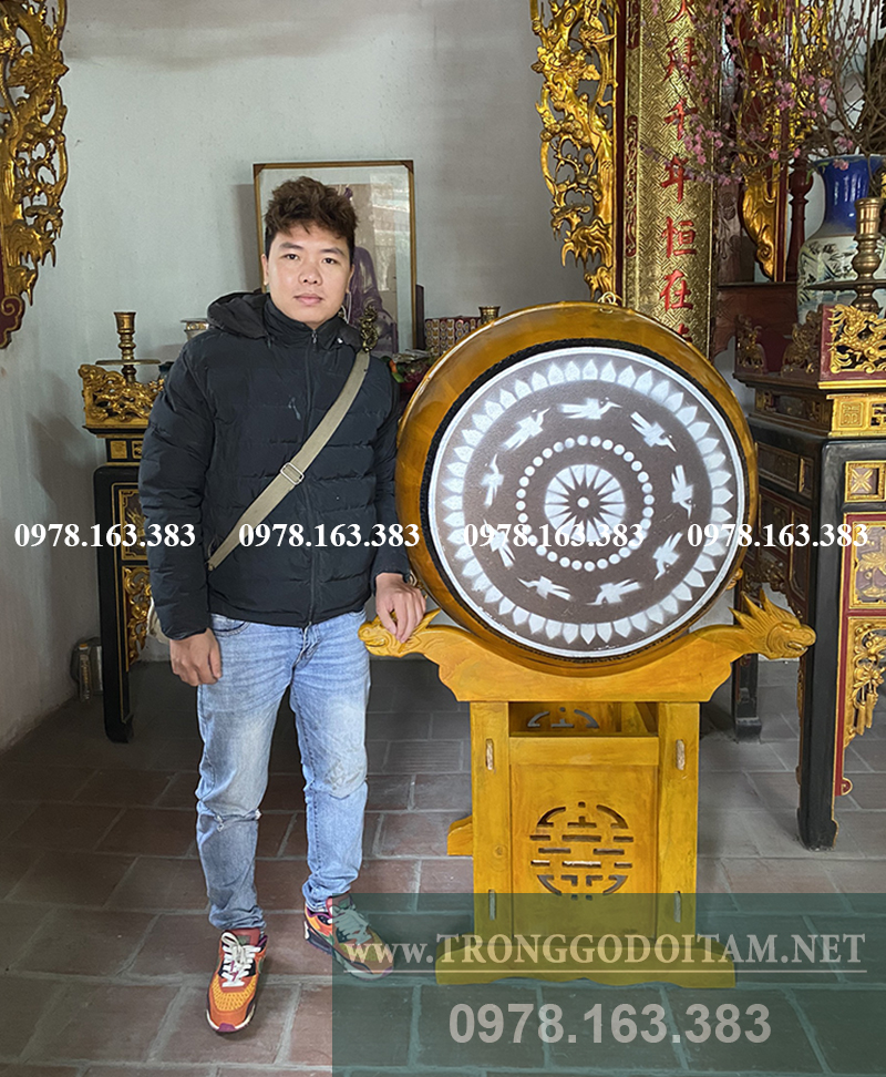 trống gỗ nhà thờ họ