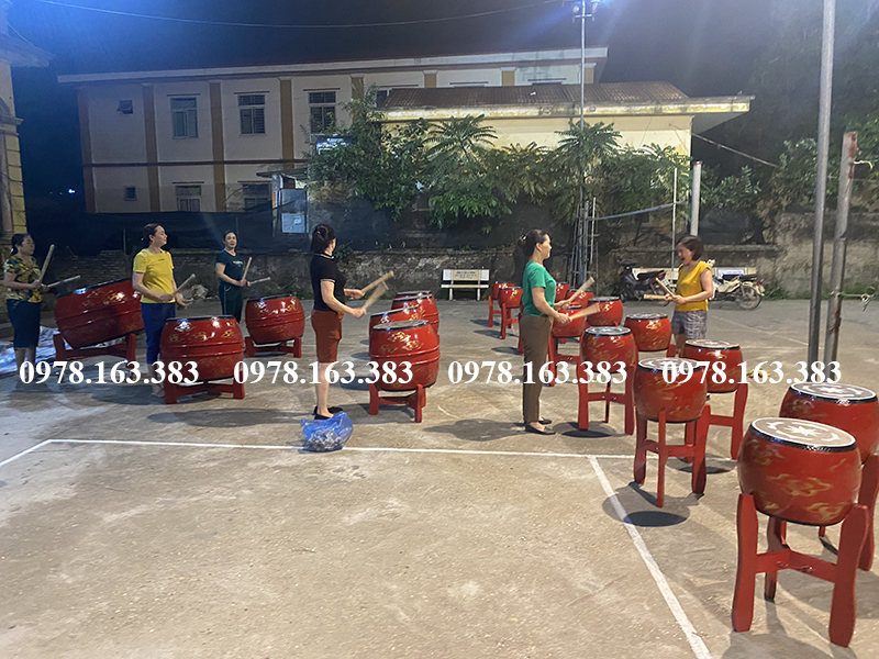 trống hội làng dàn 21 quả