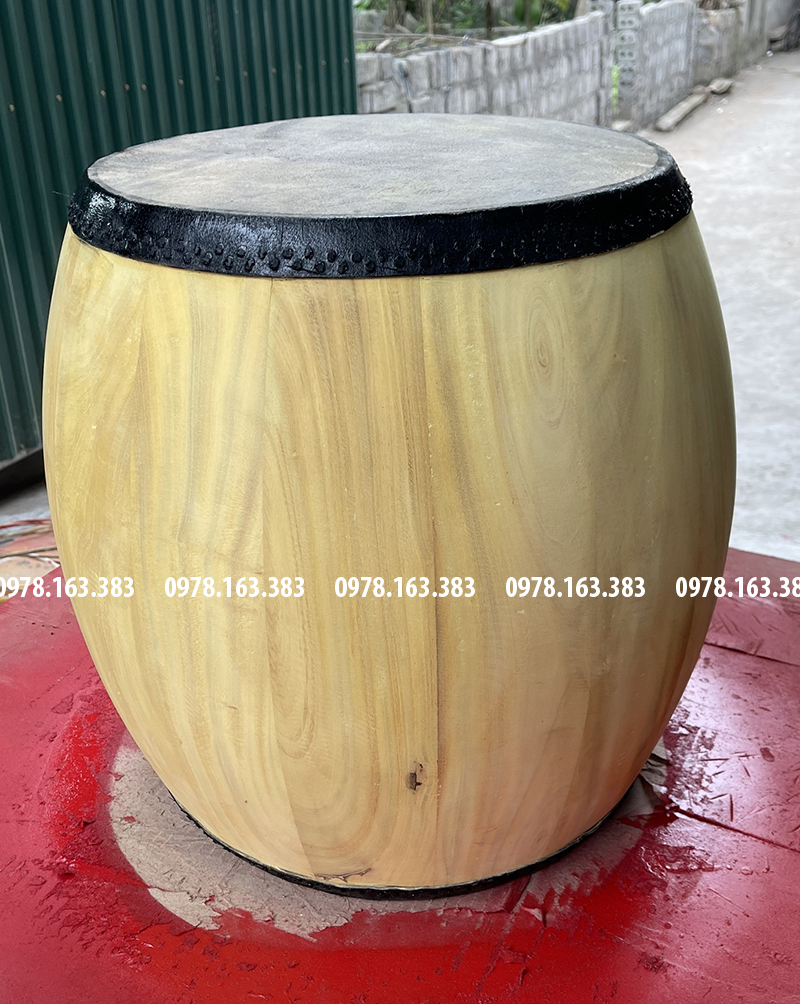 trống nhà thờ họ để mộc