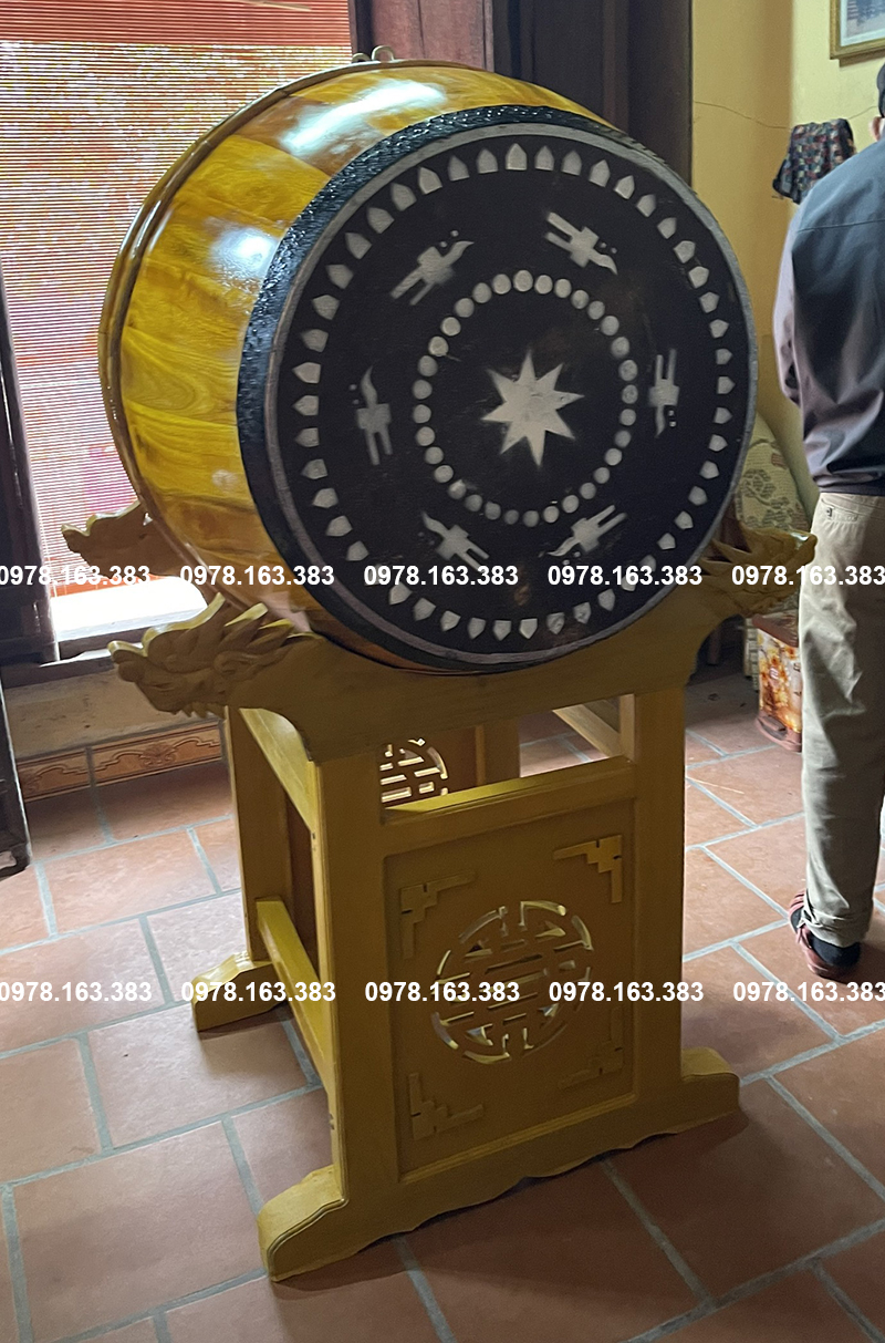 trống nhà thờ họ sơn bóng PU