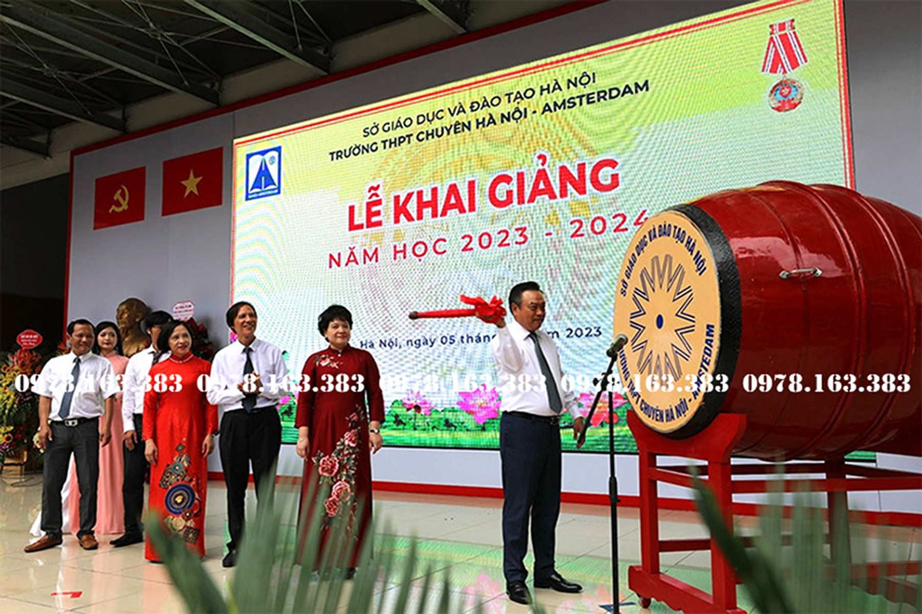 Trống khai giảng trường học các cấp, giá cả phải chăng