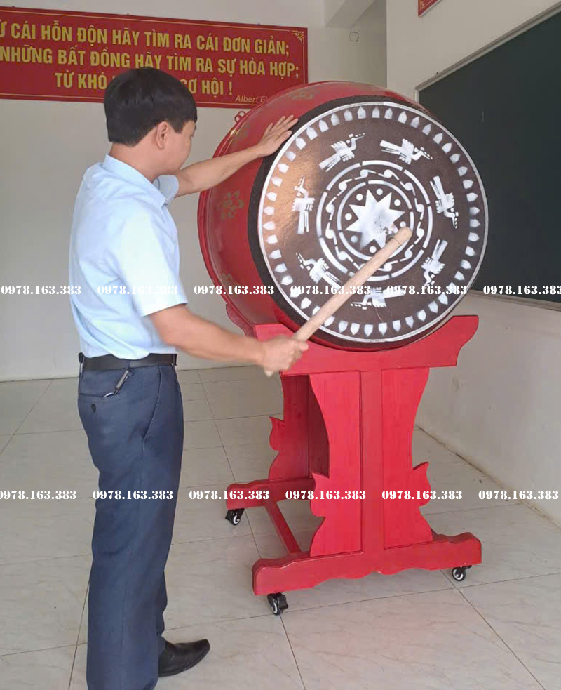 trống gỗ mít trường học