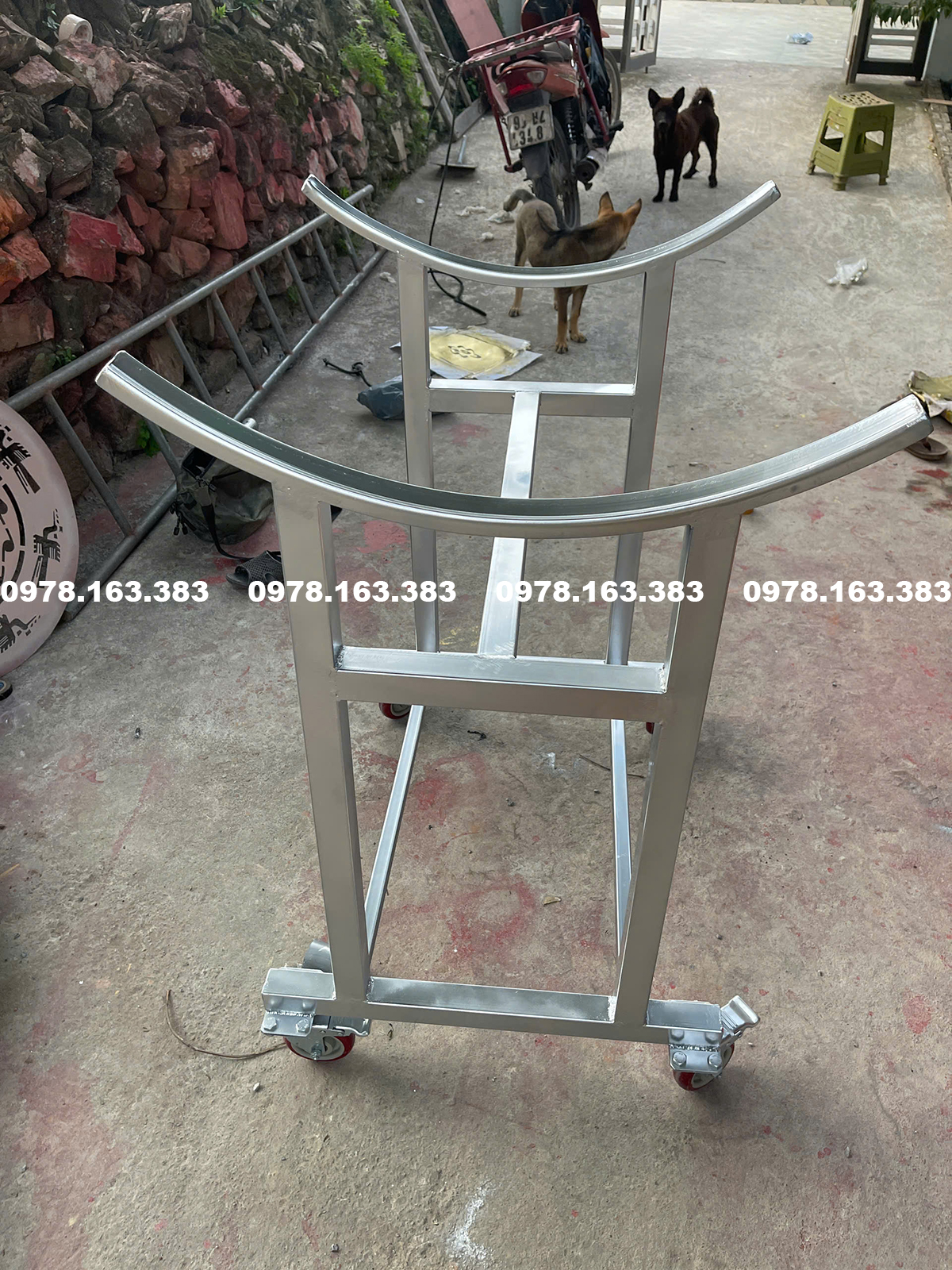 giá đỡ trống bằng sắt